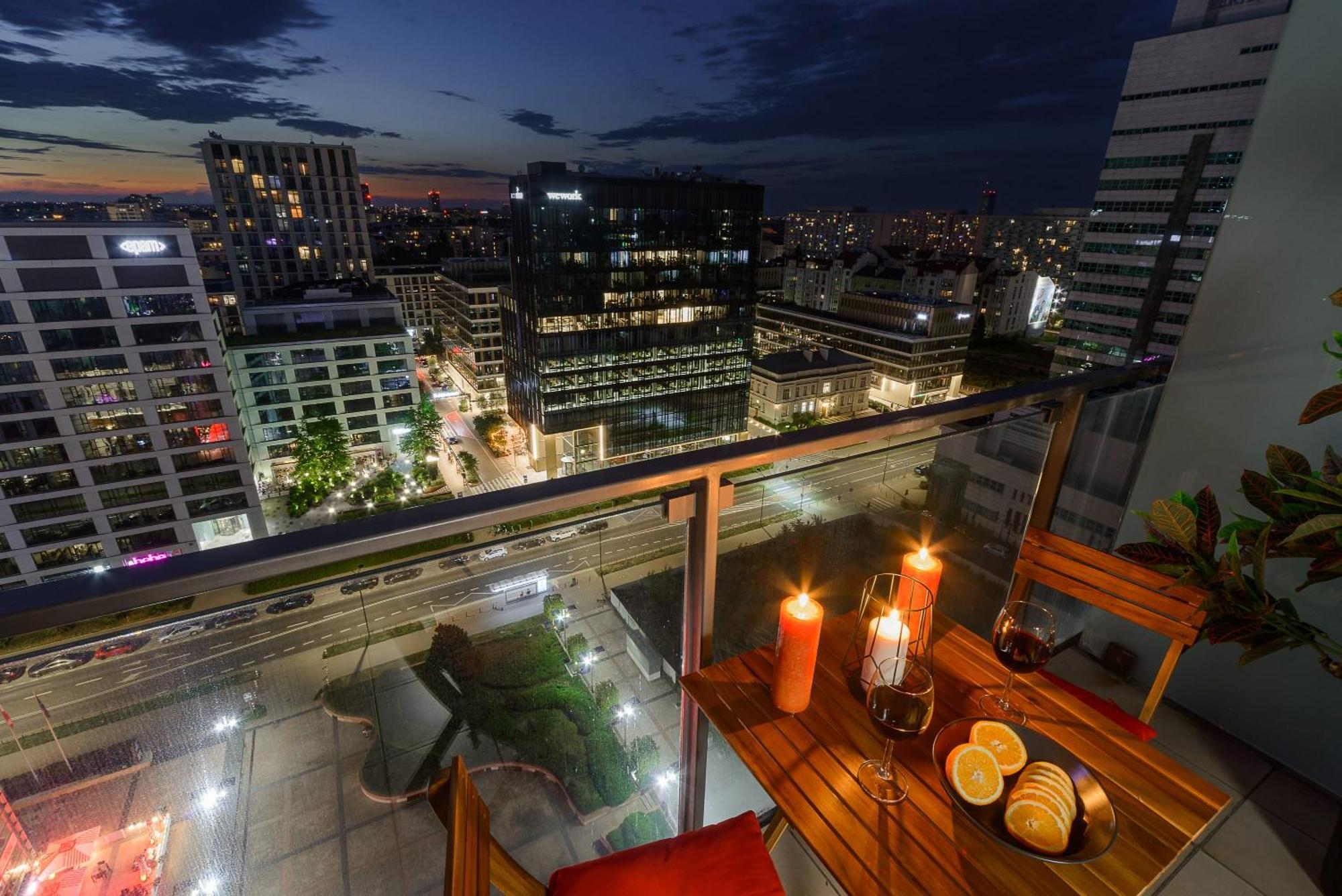 Lumina Apart With Balcony Platinum Tower Warsaw Exterior photo